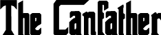 The Canfather text logo